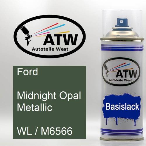 Ford, Midnight Opal Metallic, WL / M6566: 400ml Sprühdose, von ATW Autoteile West.